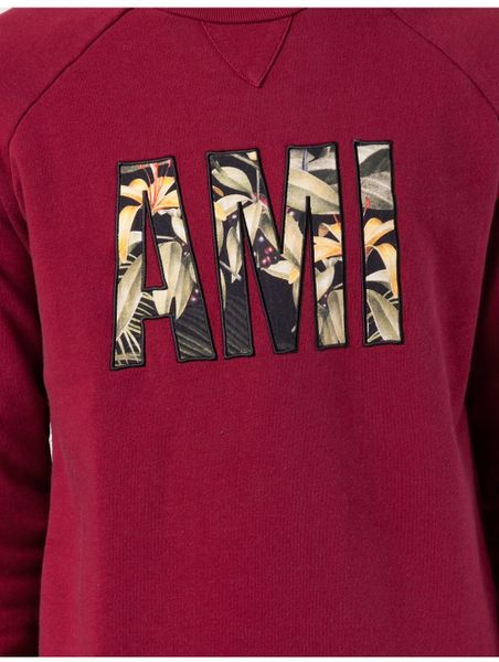 Ami Sweatshirt in Red for Men | Lyst