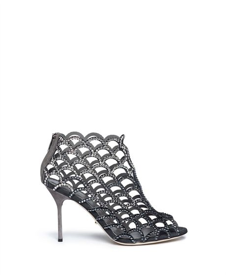 ... Mermaid Dégradé Rhinestone Cage Sandals in Animal (Grey) | Lyst ... Mermaid Dégradé Rhinestone Cage Sandals in Animal (Grey) | Lyst
