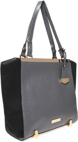 carvela black shoulder bag