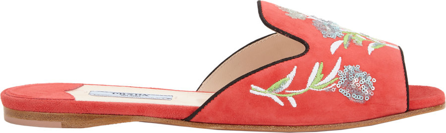prada flat slides