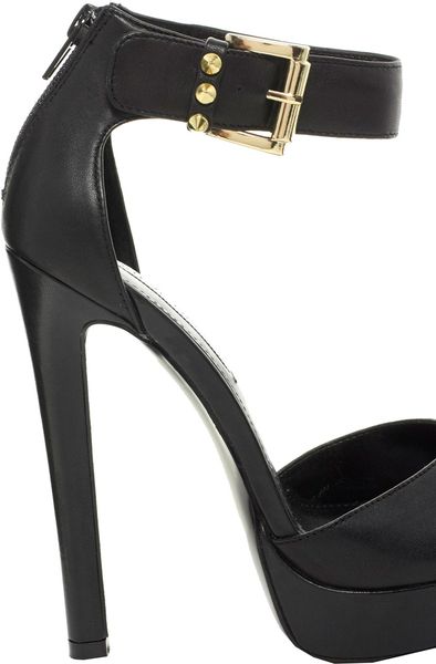 Steve Madden Vuedue Platform Ankle Strap Leather Heeled Sandals in ...