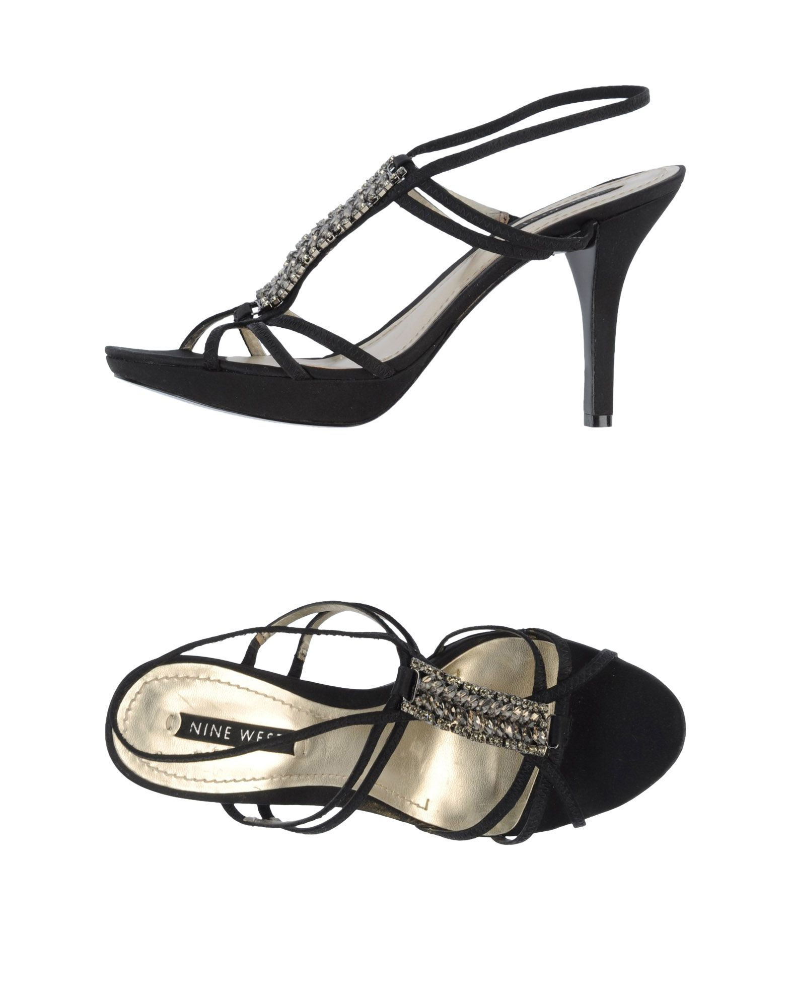 nine west sandals silver