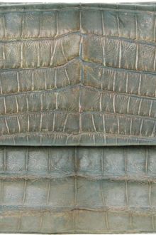 Nancy Gonzalez Metallic Croc Clutch - Lyst