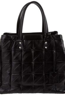 Yves Saint Laurent Quilted Leather Tote Bag - Lyst