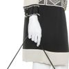 Miu Miu Paillette Foldover Clutch in Black (gold)