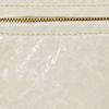 Miu Miu Bugatti Glazed Leather Tote in White