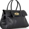 Mulberry Bayswater Leather Bag in Black - Lyst