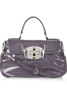Miu Miu Patent-leather Turn-lock Bag - Lyst