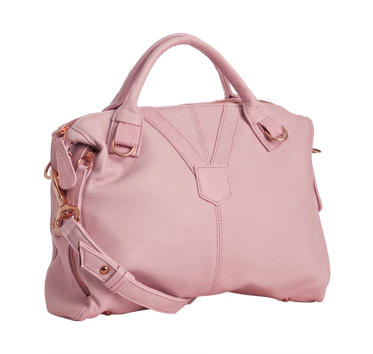 Rachel Nasvik Light Pink Leather Phoebe Medium Bag in Pink | Lyst