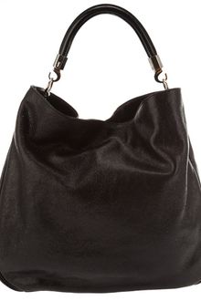 Yves Saint Laurent Black Leather Shoulder Bag - Lyst