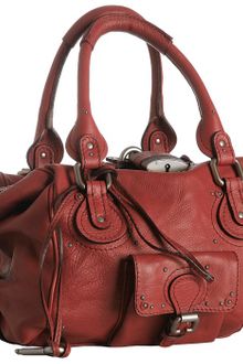 Chloé Terra Cotta Leather Paddington Medium Satchel - Lyst
