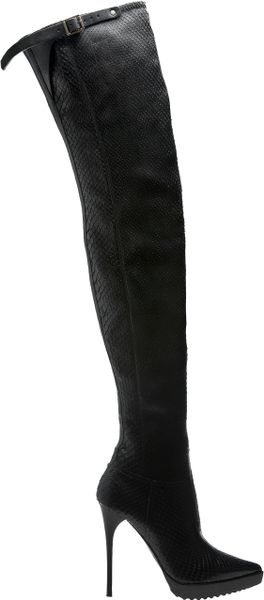 burberry thigh high boots