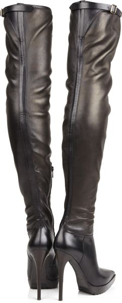 burberry thigh high boots