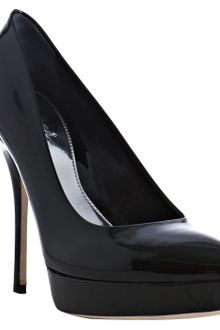 Gucci Black Patent Leather Sofia Platform Pumps - Lyst