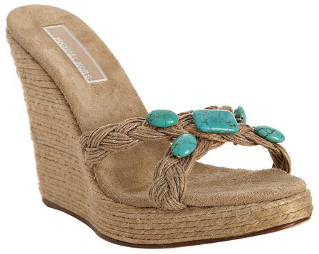 michael kors turquoise sandals