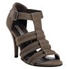 Pour La Victoire Grey Suede Erica Sandals in Gray (grey) - Lyst