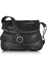 Donna Karan New York Crosstown Leather Messenger Bag