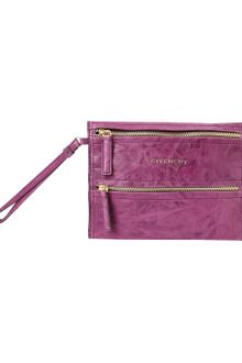 Givenchy Pandora Purple Zip Clutch - Lyst