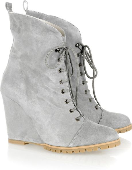 lace up boot wedges