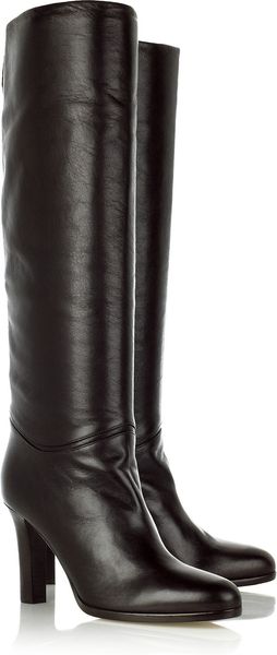 Jimmy Choo June Knee-high Leather Boots - Lyst
