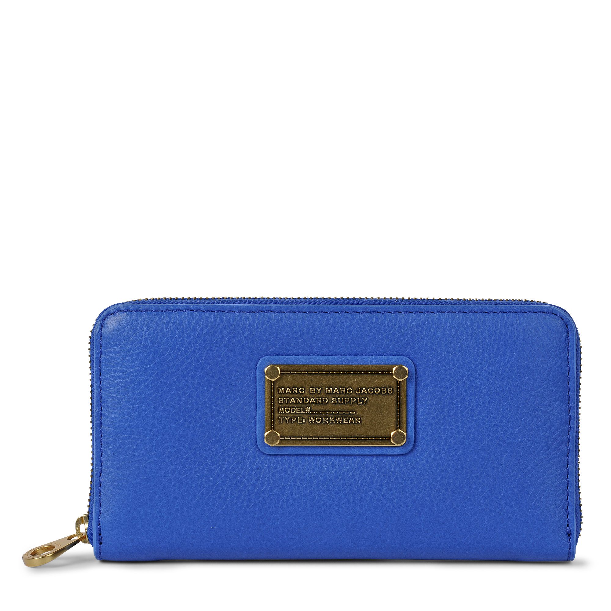 Marc By Marc Jacobs Classic Q Large Zip Around Wallet in Blue | Lyst