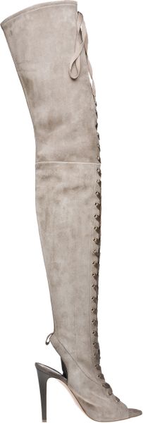 gianvito rossi lace thigh high boots