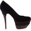 Gianmarco Lorenzi Double Platform Stiletto Shoe in Black - Lyst
