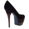 Gianmarco Lorenzi Double Platform Stiletto Shoe in Black - Lyst