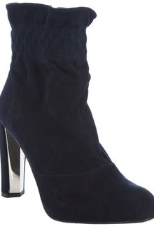 Stuart Weitzman Suede Ankle Boot - Lyst