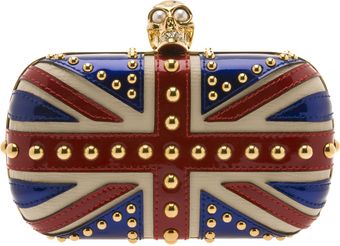 Alexander McQueen Britannia Clutch - Lyst