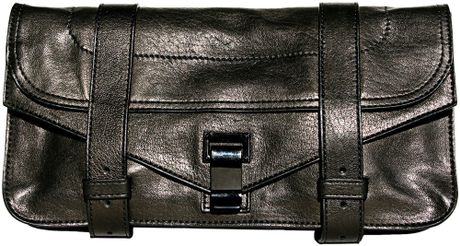 Proenza Schouler Leather Ps1 Pouchette in Black - Lyst