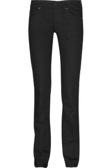7 For All Mankind Low-rise Straight-leg Jeans - Lyst
