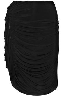 Alexander Wang Asymmetric Draped Jersey Skirt - Lyst