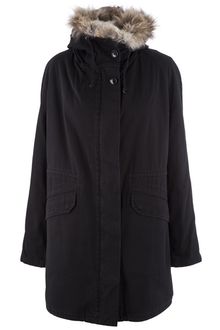 Army by Yves Salomon Fur Trim Coat - Lyst