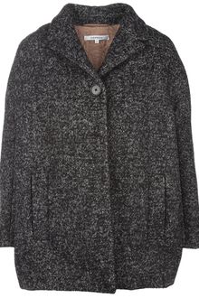 Carven Tweed Coat - Lyst