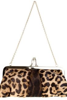 Christian Louboutin Loubis Leopard Clutch - Lyst