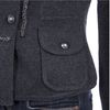 Diane Von Furstenberg Thesdore Embellished Wool Cardigan in Gray (charcoal) - Lyst
