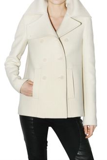 Givenchy Double Cloth Pea Coat - Lyst