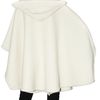 Givenchy Hooded Double Cloth Cape Coat in White - Lyst
