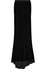 L'Agence Velvet Maxi Skirt