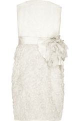 Lanvin Silk-blend Bustier Dress