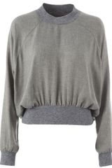 Maison Martin Margiela Cropped Front Ruched Top