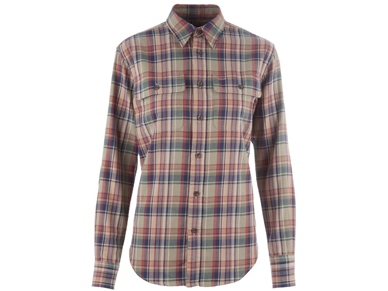 plaid shirt elbow patches