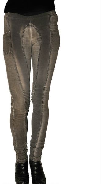 Rick Owens Stretch Denim Legging Trousers - Lyst