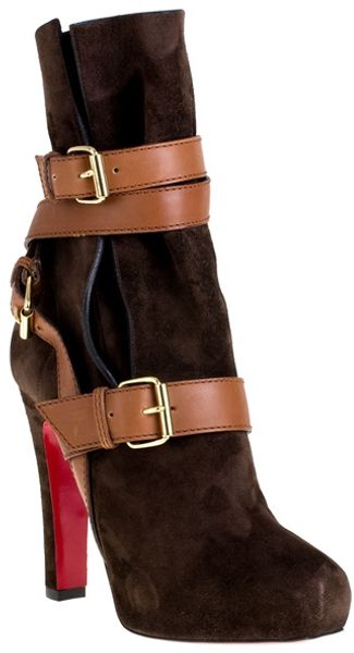 Christian Louboutin Guerriere 120 Ankle Boots - Lyst