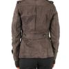 Gold Bunny Murmaski Collar Leather Jacket in Brown (taupe) - Lyst