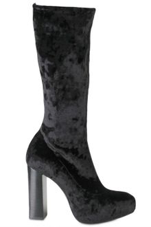 Strategia 120mm Stretch Velvet Boots - Lyst