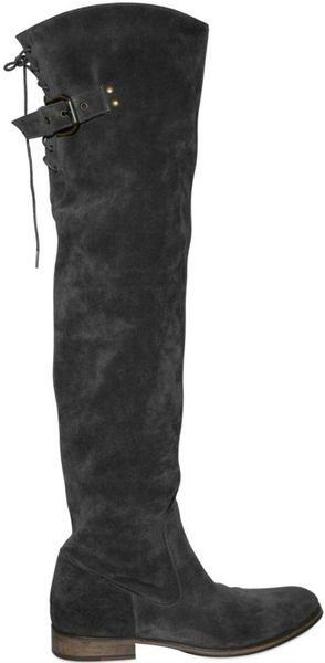 Strategia Suede Boots in Black - Lyst