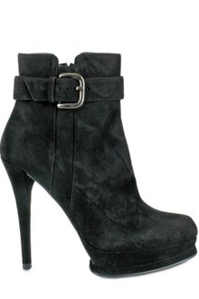 Stuart Weitzman 120mm Suede Ankle Boots - Lyst