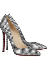 Christian Louboutin Pigalle 120 Polka-dot Pumps